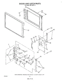 09 - Door And Latch parts for Whirlpool Oven RM778PXT3 from AppliancePartsPros.com