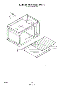 11 - Cabinet And Hinge parts for Whirlpool Oven RM778PXT3 from AppliancePartsPros.com