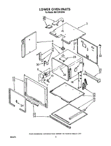 04 - Lower Oven parts for Whirlpool Oven RB770PXXW0 from AppliancePartsPros.com