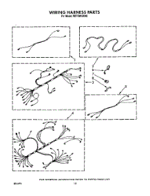 09 - Wiring Harness parts for Whirlpool Oven RB770PXXW0 from AppliancePartsPros.com
