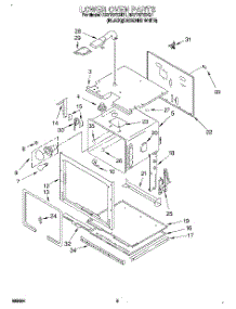 03 - Lower Oven parts for Whirlpool Oven RB770PXBQ1 from AppliancePartsPros.com