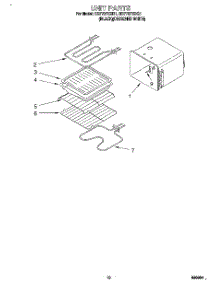 07 - Unit parts for Whirlpool Oven RB770PXBQ1 from AppliancePartsPros.com