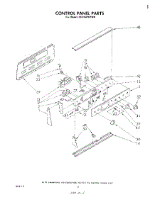 04 - Control Panel parts for Whirlpool Range RF345PXPW0 from AppliancePartsPros.com