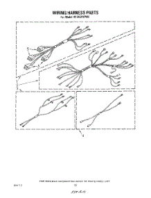07 - Wiring Harness parts for Whirlpool Range RF345PXPW0 from AppliancePartsPros.com