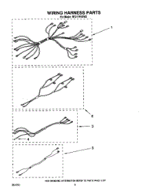 06 - Wiring Harness parts for Whirlpool Range RF317PXXW2 from AppliancePartsPros.com