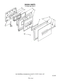 03 - Door parts for Whirlpool Oven RM778PXT0 from AppliancePartsPros.com