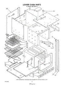 04 - Lower Oven parts for Whirlpool Oven RM778PXT0 from AppliancePartsPros.com