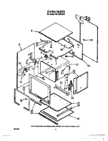 03 - Oven parts for Whirlpool Oven RB160PXXB2 from AppliancePartsPros.com