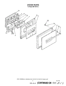 03 - Door parts for Whirlpool Oven RM778PXT5 from AppliancePartsPros.com