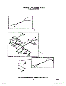 07 - Wiring Harness parts for Whirlpool Oven RB160PXXB2 from AppliancePartsPros.com