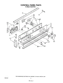 03 - Control Panel parts for Whirlpool Range RS670PXK4 from AppliancePartsPros.com