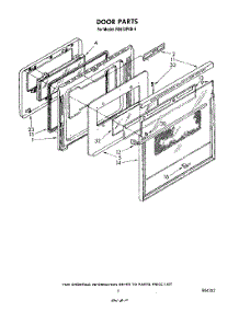 04 - Door parts for Whirlpool Range RS670PXK4 from AppliancePartsPros.com