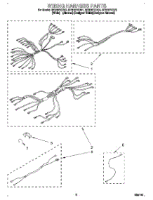 06 - Wiring Harness, Lit / Optional parts for Whirlpool Range RF376PXDQ1 from AppliancePartsPros.com
