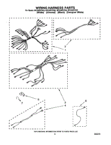 06 - Wiring Harness, Lit\Optional parts for Whirlpool Range RF376PXYW3 from AppliancePartsPros.com