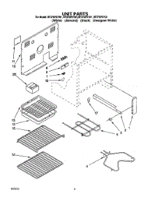 04 - Unit, Lit / Optional parts for Whirlpool Range RF376PXYN1 from AppliancePartsPros.com