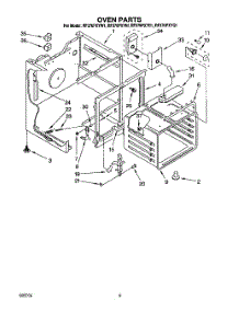 05 - Oven parts for Whirlpool Range RF376PXYN1 from AppliancePartsPros.com