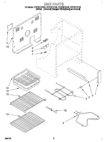 04 - Unit parts for Whirlpool Range RF376PXDQ0 from AppliancePartsPros.com
