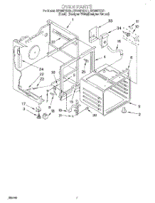 05 - Oven, Lit / Optional parts for Whirlpool Range RF386PXDQ1 from AppliancePartsPros.com