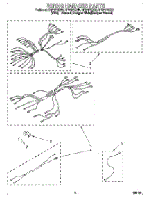 06 - Wiring Harness, Lit / Optional parts for Whirlpool Range RF376PXDN0 from AppliancePartsPros.com
