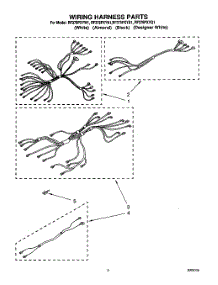 06 - Wiring Harness parts for Whirlpool Range RF376PXYW1 from AppliancePartsPros.com
