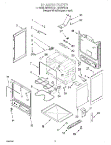 03 - Chassis parts for Whirlpool Range RF376PXEQ1 from AppliancePartsPros.com
