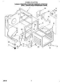 05 - Oven parts for Whirlpool Range RF376PXDW0 from AppliancePartsPros.com