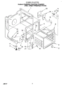 05 - Oven parts for Whirlpool Range RF386PXDB0 from AppliancePartsPros.com