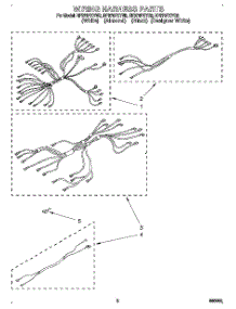 06 - Wiring Harness, Lit / Optional parts for Whirlpool Range RF376PXYW2 from AppliancePartsPros.com