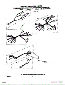 06 - Wiring Harness parts for Whirlpool Range RF366PXXQ2 from AppliancePartsPros.com