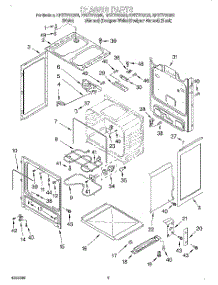03 - Chassis parts for Whirlpool Range RF377PXGB0 from AppliancePartsPros.com