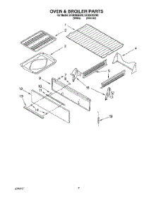 05 - Oven & Broiler parts for Whirlpool Range SF3020EEW0 from AppliancePartsPros.com