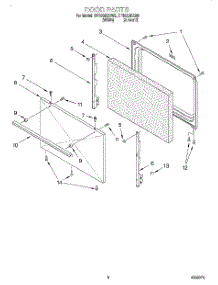 06 - Door, Lit / Optional parts for Whirlpool Range SF3020EGN0 from AppliancePartsPros.com