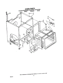 06 - Oven parts for Whirlpool Range RF315PXXG1 from AppliancePartsPros.com