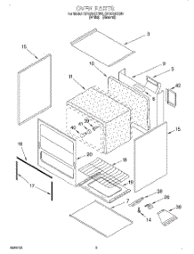 02 - Oven parts for Whirlpool Range SF3010EEW0 from AppliancePartsPros.com