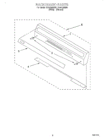 04 - Backguard, Literature parts for Whirlpool Range SF3010EEW0 from AppliancePartsPros.com