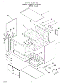 02 - Oven parts for Whirlpool Range SF5140EEN0 from AppliancePartsPros.com