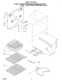 03 - Unit parts for Whirlpool Range RF315PXDN0 from AppliancePartsPros.com
