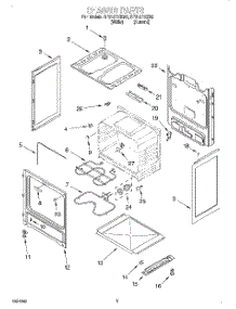03 - Chassis parts for Whirlpool Range RF315PXEN0 from AppliancePartsPros.com