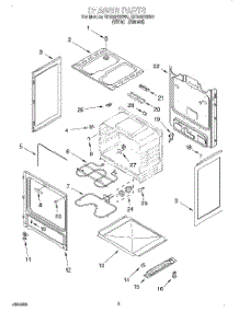 03 - Chassis parts for Whirlpool Range RF325PXEN0 from AppliancePartsPros.com