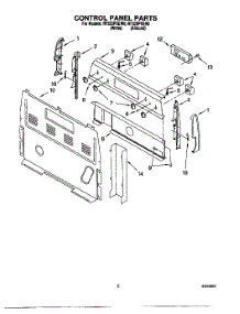 02 - Control Panel parts for Whirlpool Range RF325PXEW0 from AppliancePartsPros.com