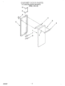06 - Cabinet parts for Whirlpool Range SF5140EYW4 from AppliancePartsPros.com
