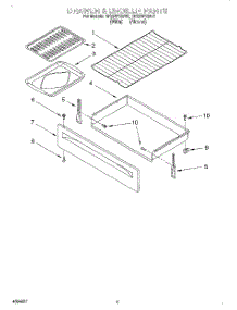 04 - Drawer And Broiler parts for Whirlpool Range RF324PXEN0 from AppliancePartsPros.com