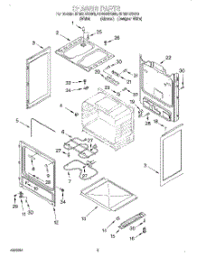 03 - Chassis parts for Whirlpool Range RF302BXGN0 from AppliancePartsPros.com
