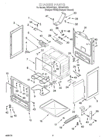 03 - Chassis parts for Whirlpool Range RF374PXGZ1 from AppliancePartsPros.com