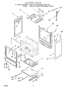 04 - Chassis parts for Whirlpool Range SF325PEGN1 from AppliancePartsPros.com