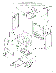 04 - Chassis parts for Whirlpool Range SF325PEGZ5 from AppliancePartsPros.com