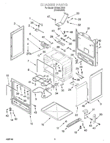 03 - Chassis parts for Whirlpool Range GR399LXHS1 from AppliancePartsPros.com