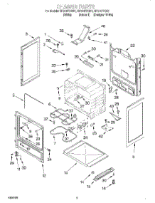 03 - Chassis parts for Whirlpool Range RF314PXGQ1 from AppliancePartsPros.com