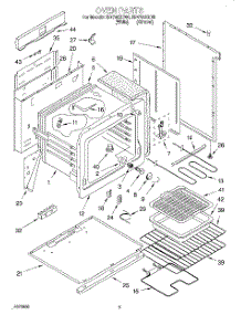 02 - Oven parts for Whirlpool Range RF4700XEN0 from AppliancePartsPros.com