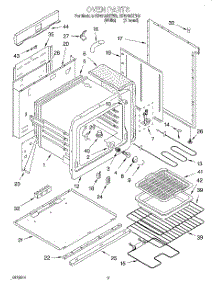 02 - Oven parts for Whirlpool Range RF4700XEN3 from AppliancePartsPros.com